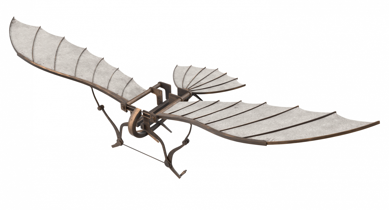 Leonardo da Vinci Glider 3D model