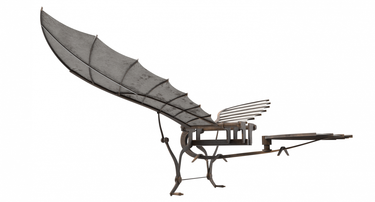 Leonardo da Vinci Glider 3D model