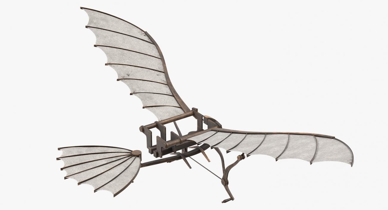 Leonardo da Vinci Glider 3D model