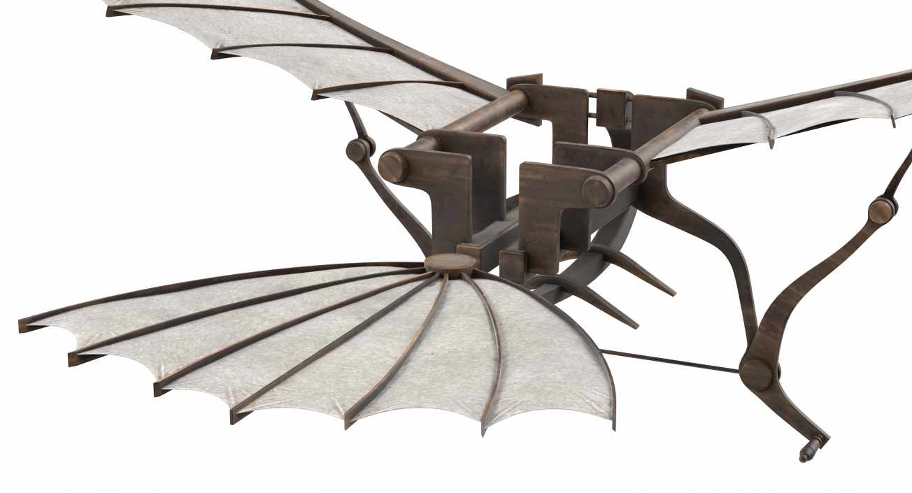 Leonardo da Vinci Glider 3D model