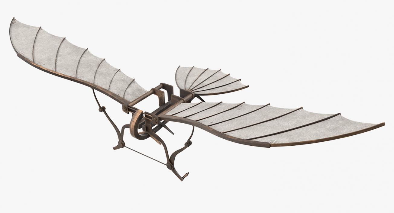 Leonardo da Vinci Glider 3D model