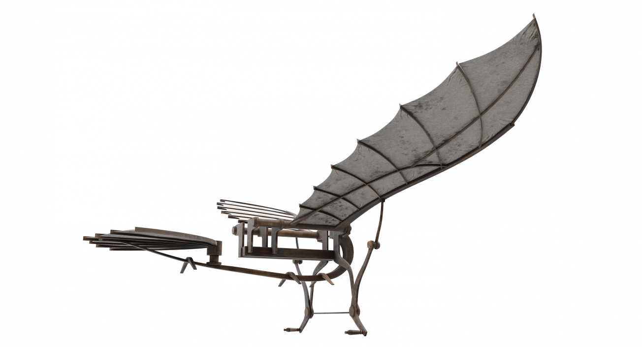 Leonardo da Vinci Glider 3D model