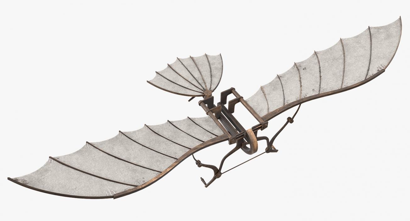 Leonardo da Vinci Glider 3D model