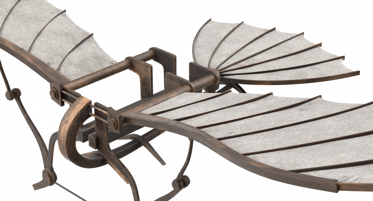 Leonardo da Vinci Glider 3D model