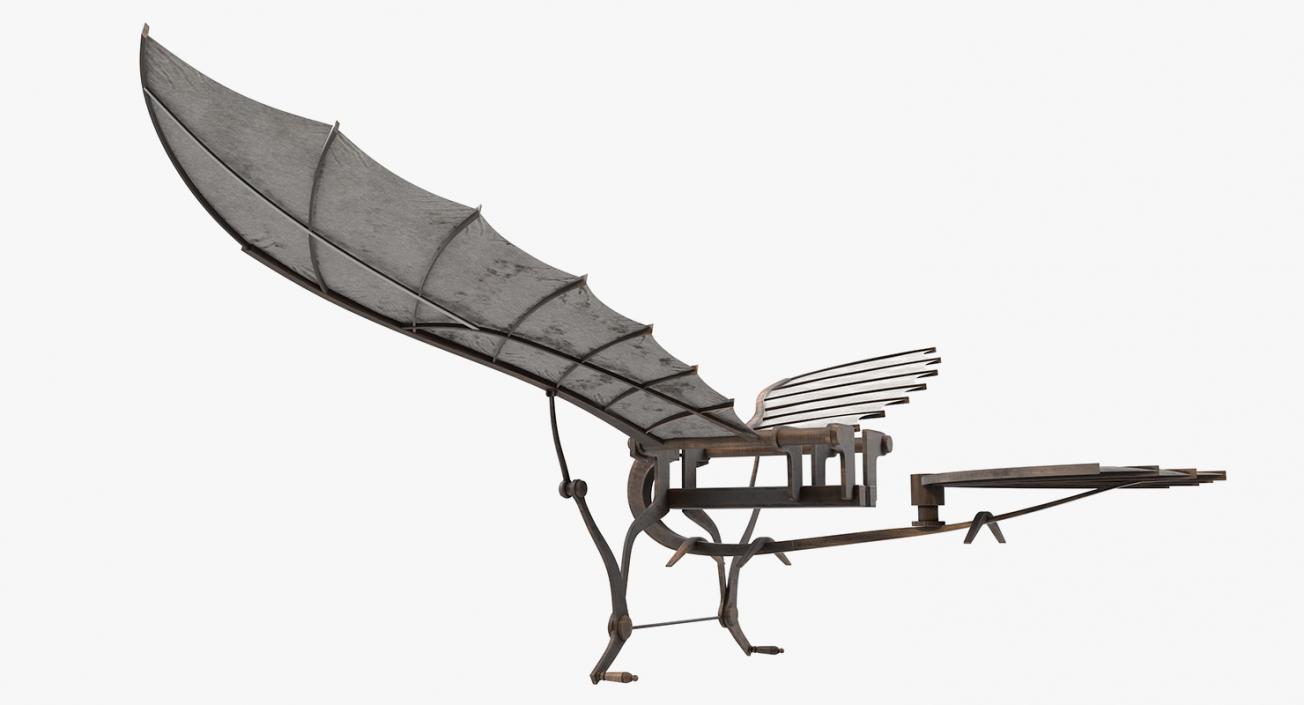 Leonardo da Vinci Glider 3D model