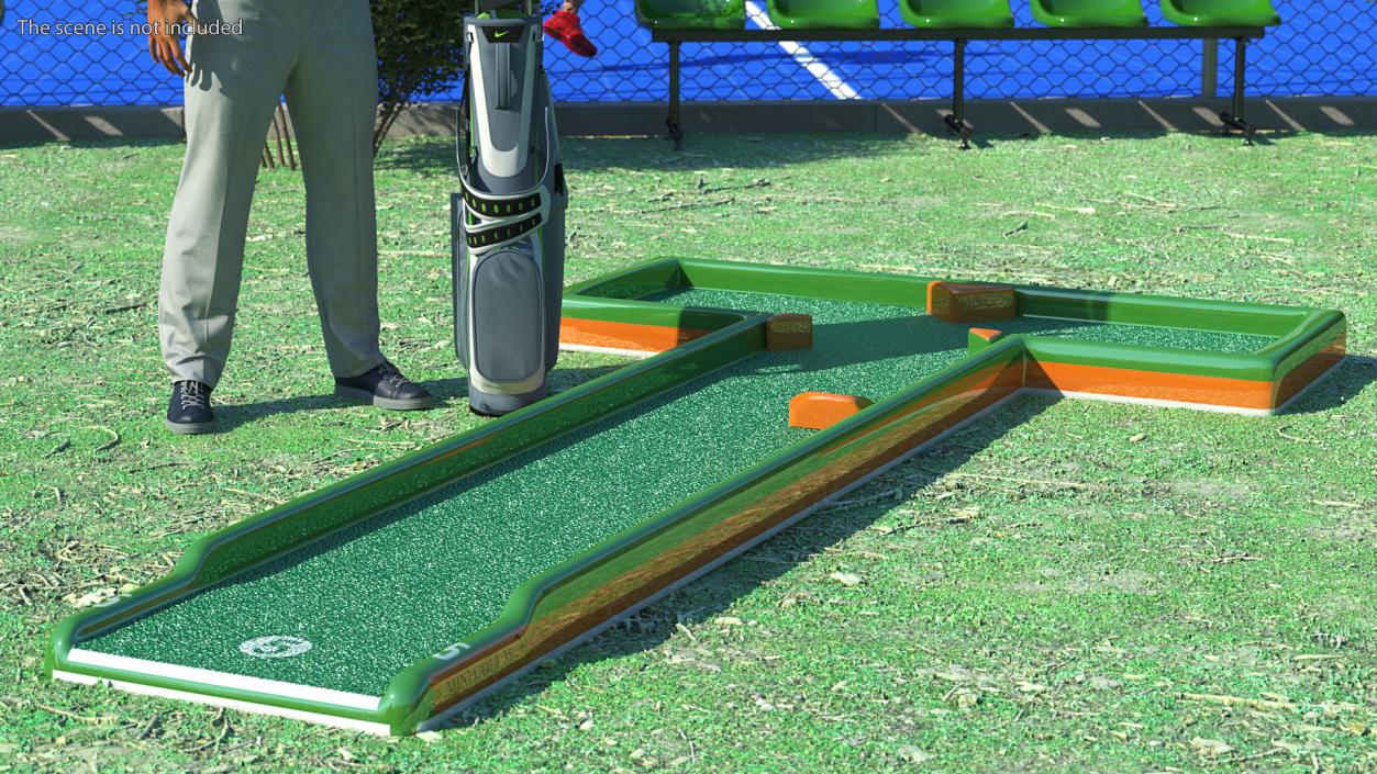 Minigolf 35 Portable Course Hole 5 3D model