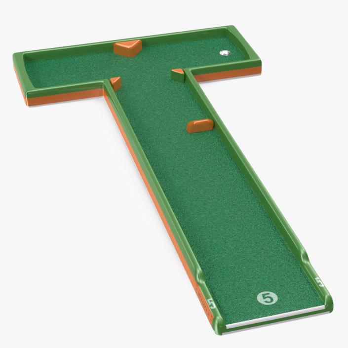 Minigolf 35 Portable Course Hole 5 3D model