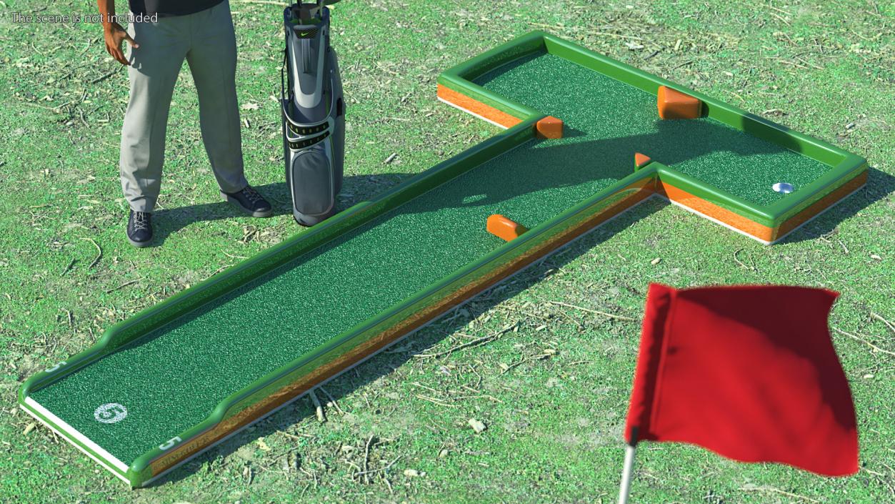 Minigolf 35 Portable Course Hole 5 3D model