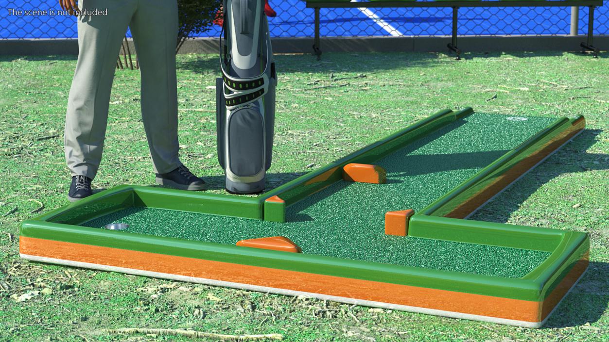 Minigolf 35 Portable Course Hole 5 3D model