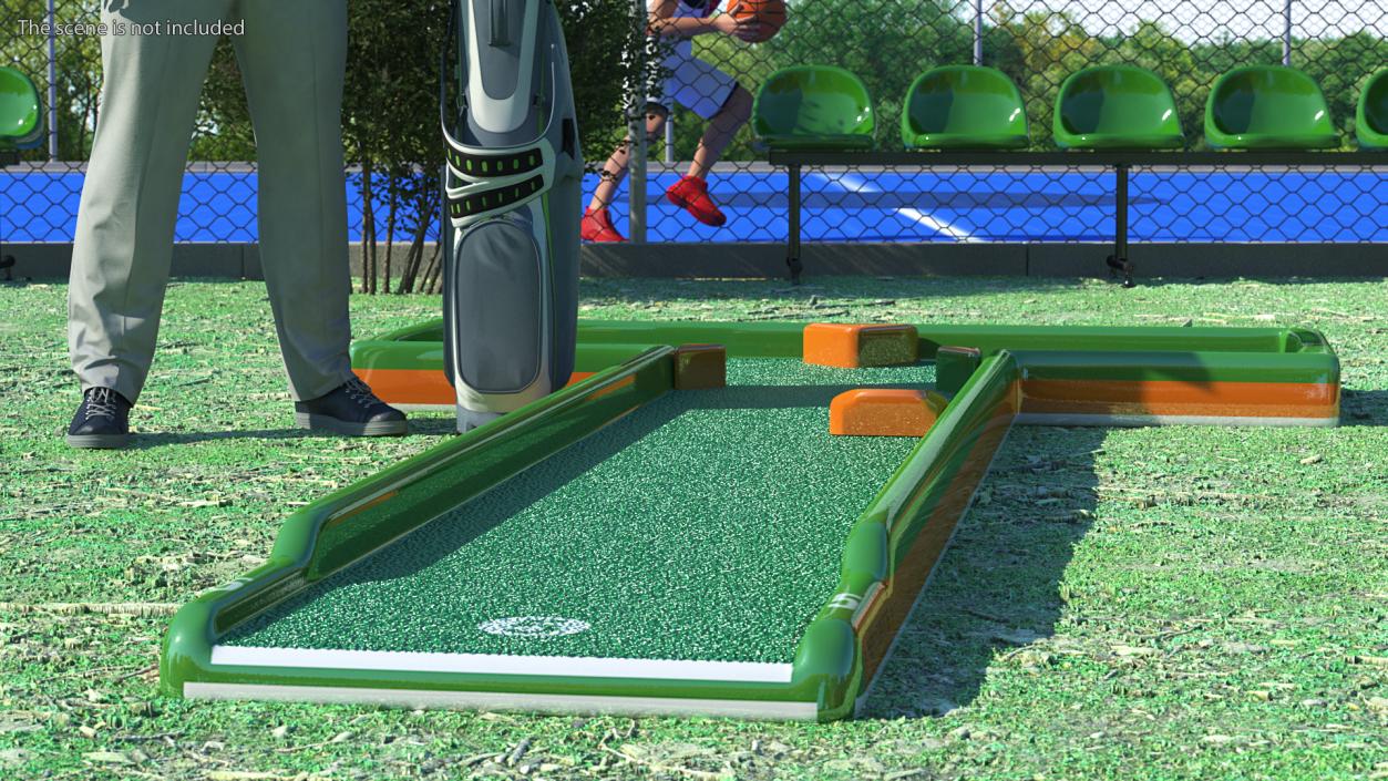 Minigolf 35 Portable Course Hole 5 3D model