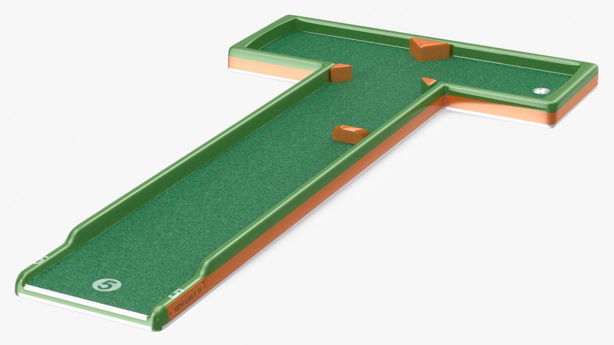 Minigolf 35 Portable Course Hole 5 3D model