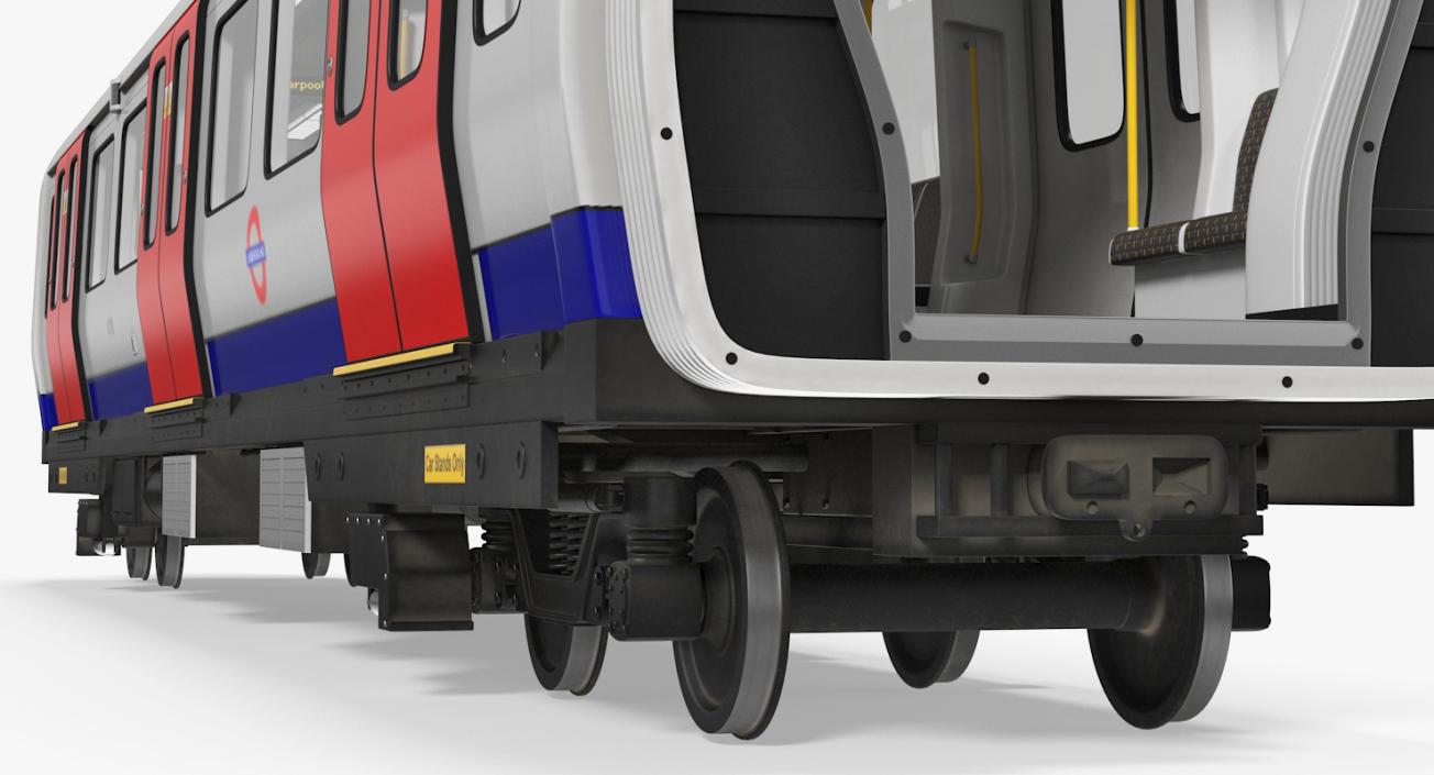 London Subway S8 Wagon 3D