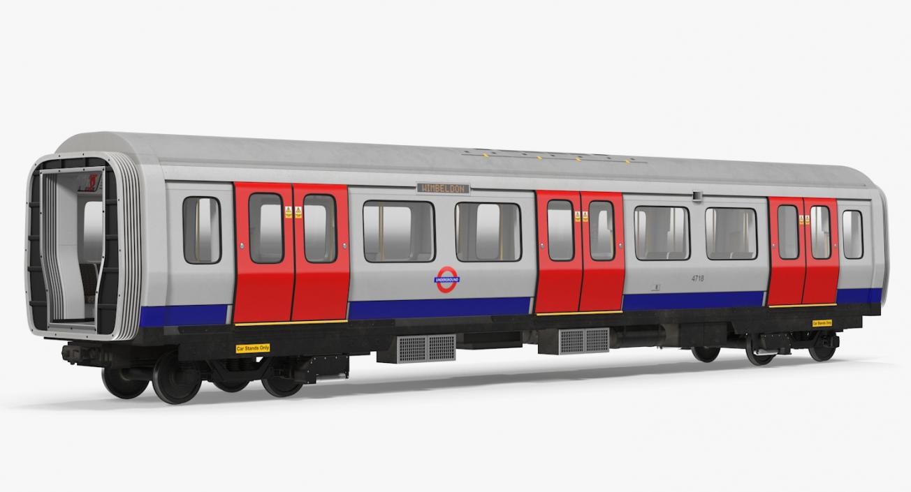 London Subway S8 Wagon 3D