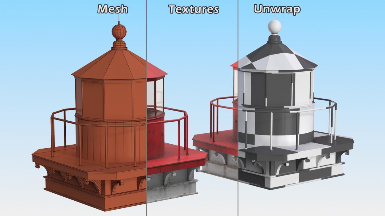 Lighthouse Top 3D model