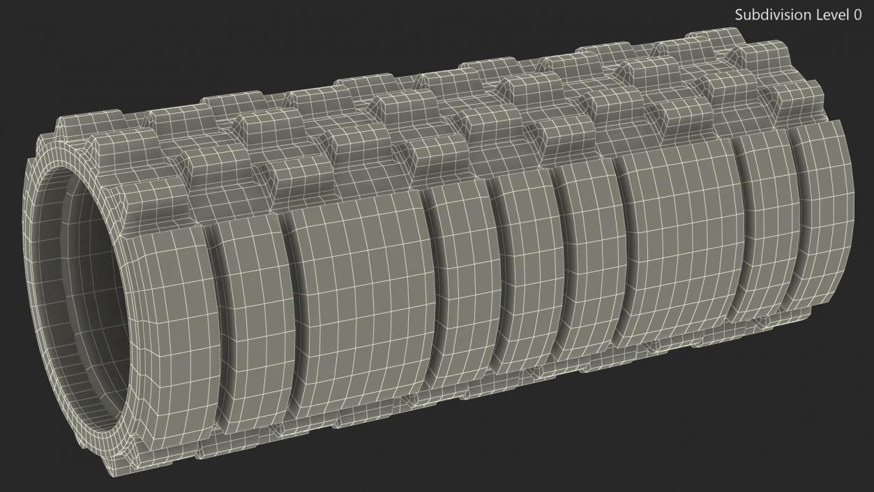 Massage Foam Roller 3D model