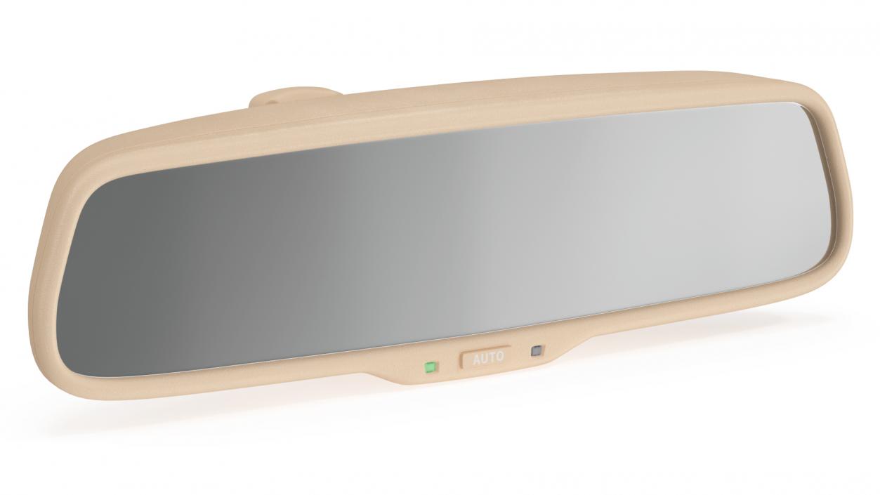 3D model Auto Dimming Rear View Mirror Beige