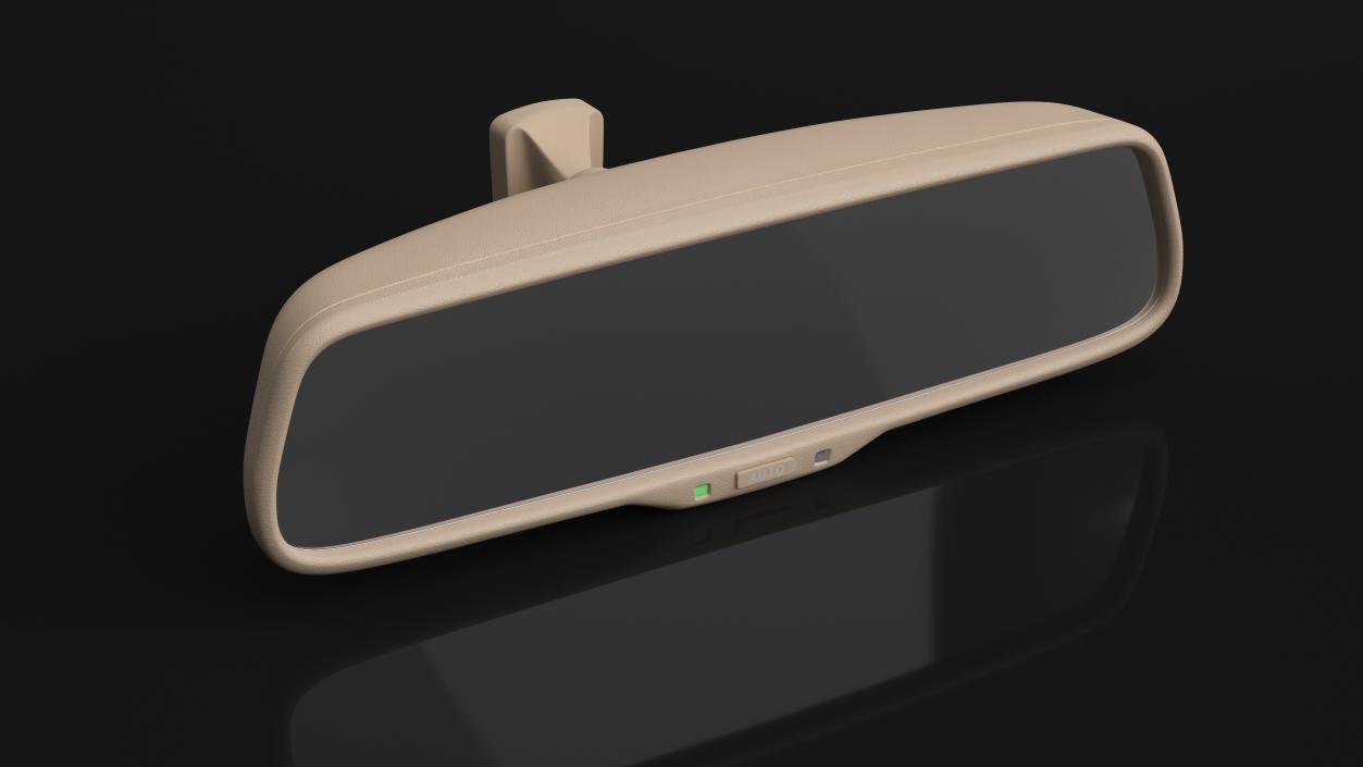 3D model Auto Dimming Rear View Mirror Beige