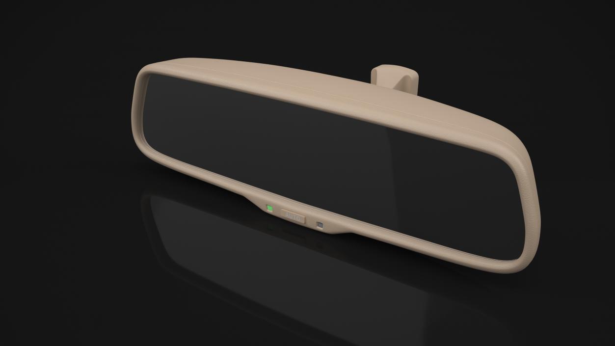 3D model Auto Dimming Rear View Mirror Beige