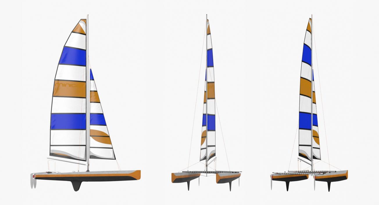 International A Class Catamaran Generic 3D model