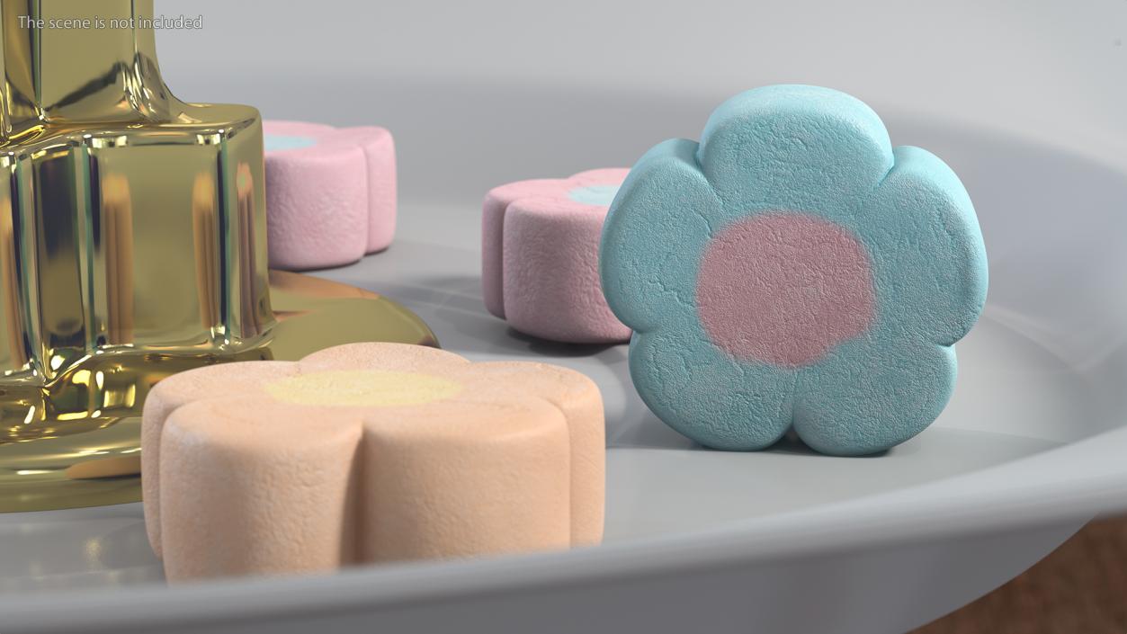 Shaped Marshmallows Collection 6 3D