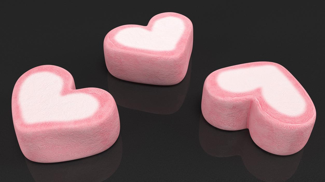 Shaped Marshmallows Collection 6 3D