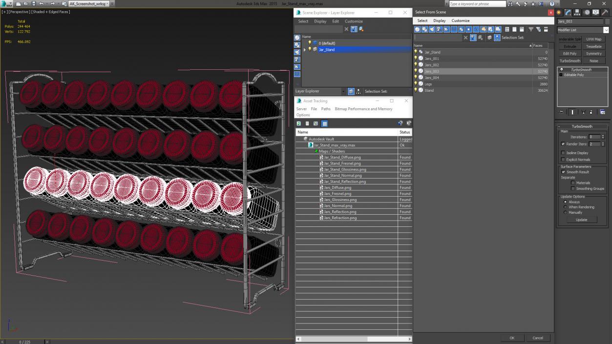 Jar Stand 3D model