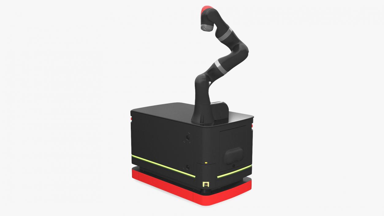 Mobile Robot Hand Rigged 3D model