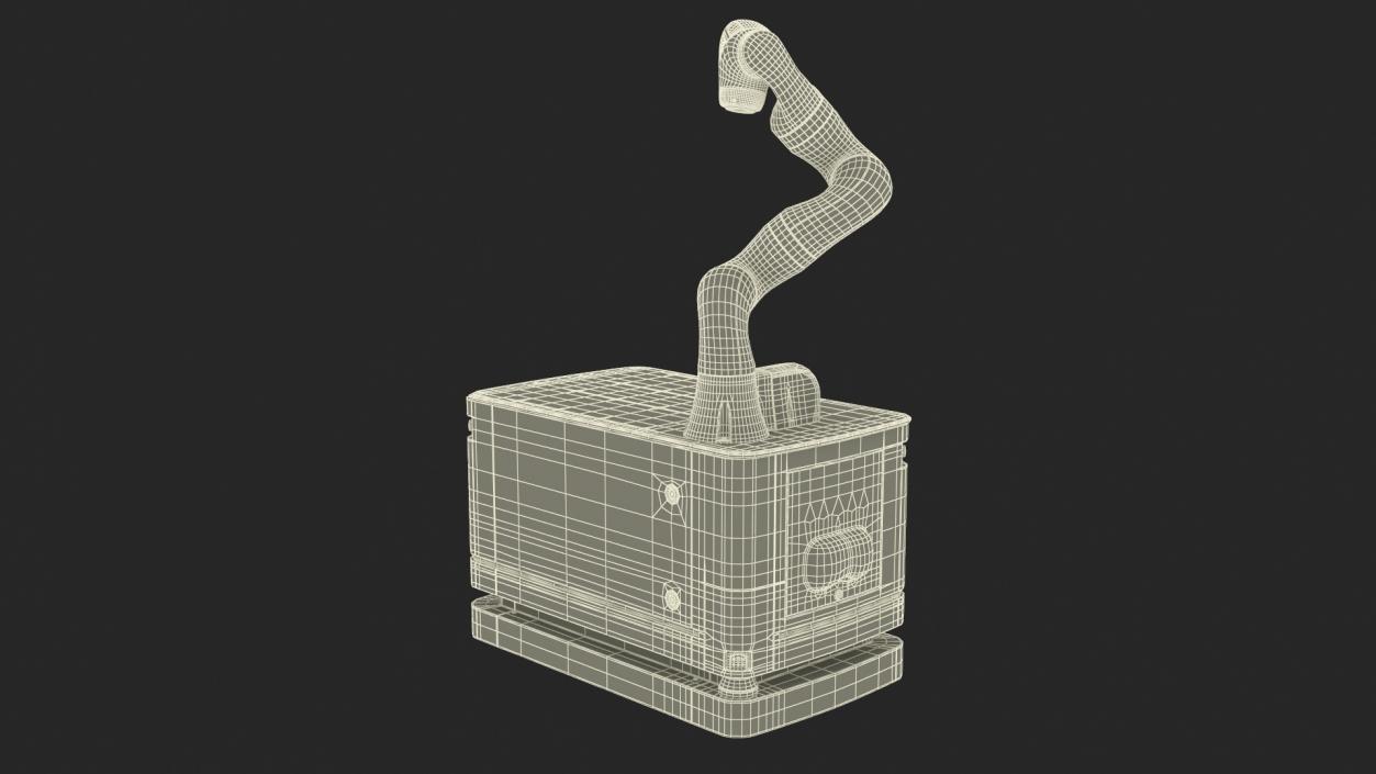 Mobile Robot Hand Rigged 3D model