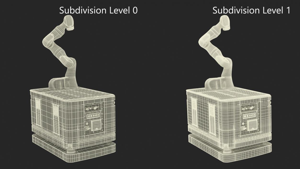 Mobile Robot Hand Rigged 3D model