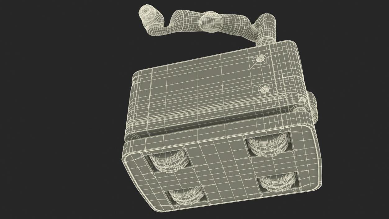 Mobile Robot Hand Rigged 3D model