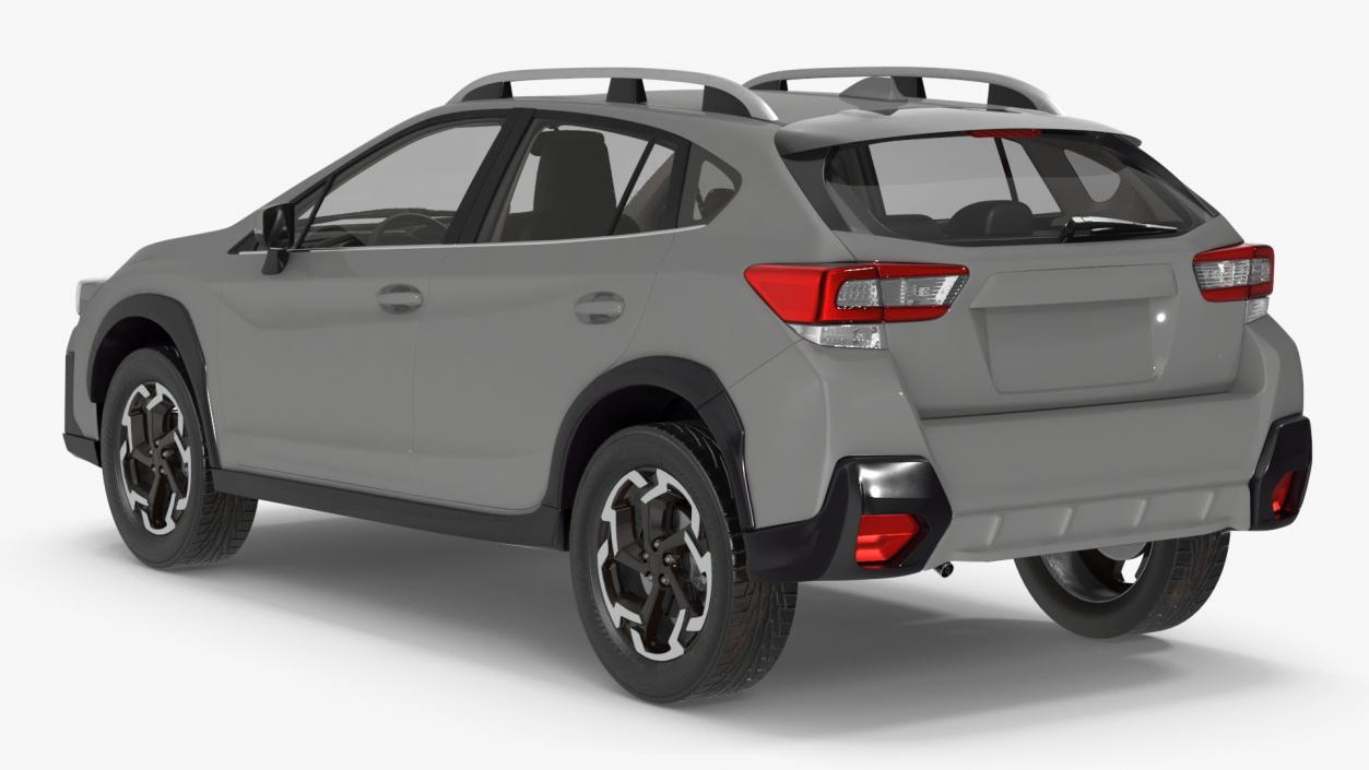 3D Compact Hybrid SUV Gray model