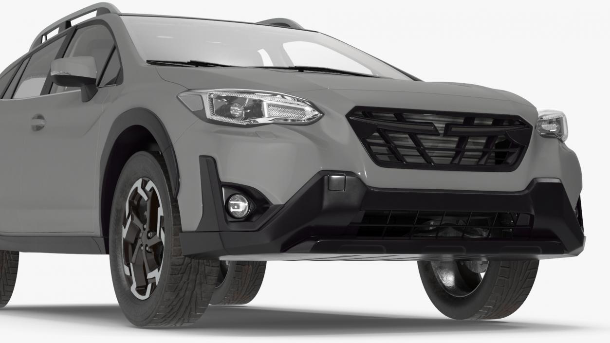 3D Compact Hybrid SUV Gray model