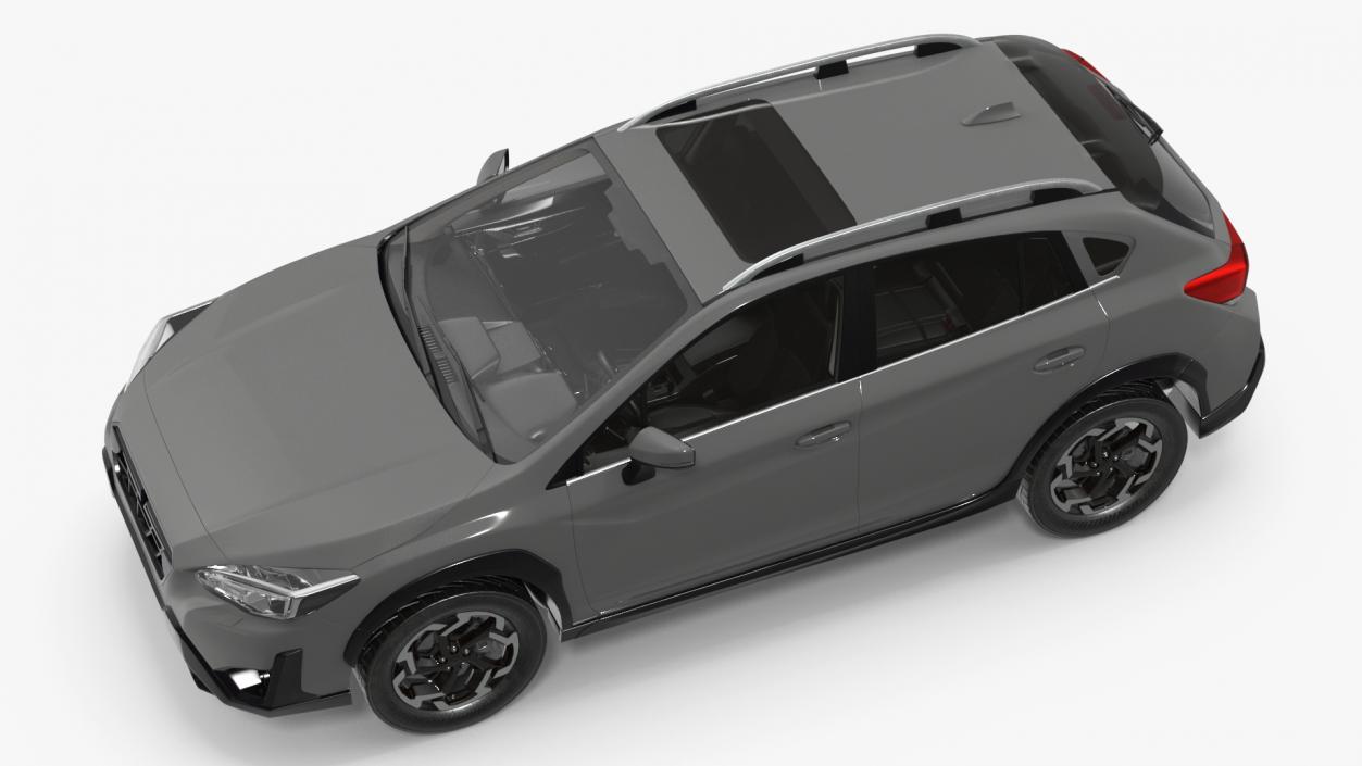 3D Compact Hybrid SUV Gray model