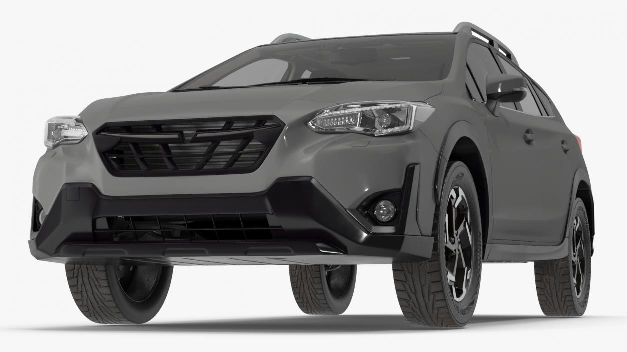 3D Compact Hybrid SUV Gray model