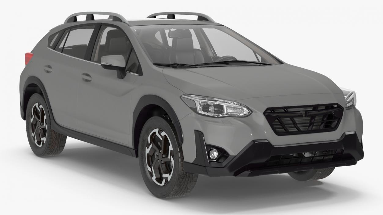 3D Compact Hybrid SUV Gray model