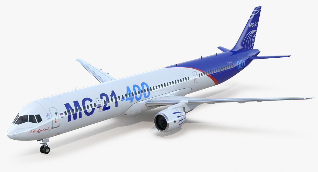 Irkut Airliner MC 21-400 3D model