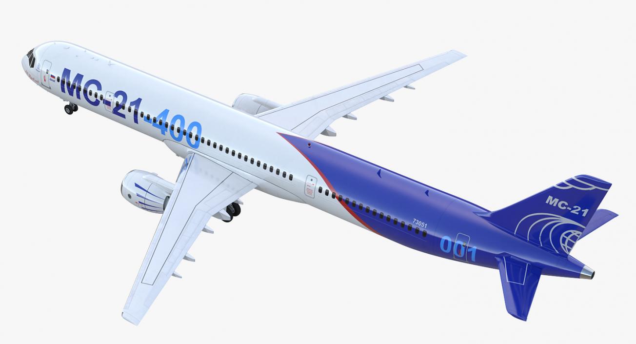 Irkut Airliner MC 21-400 3D model