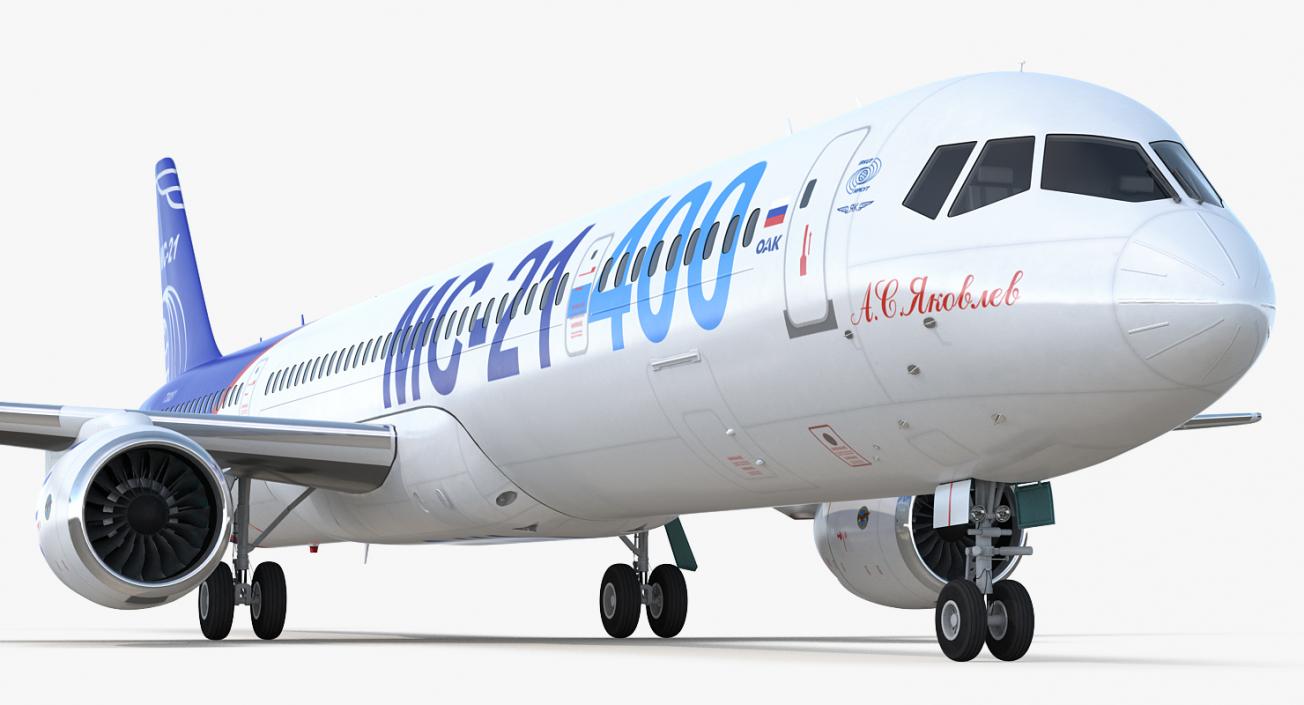 Irkut Airliner MC 21-400 3D model