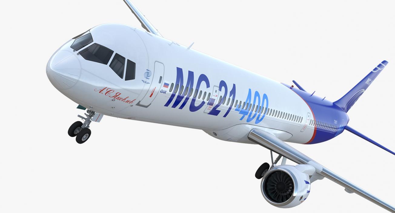 Irkut Airliner MC 21-400 3D model