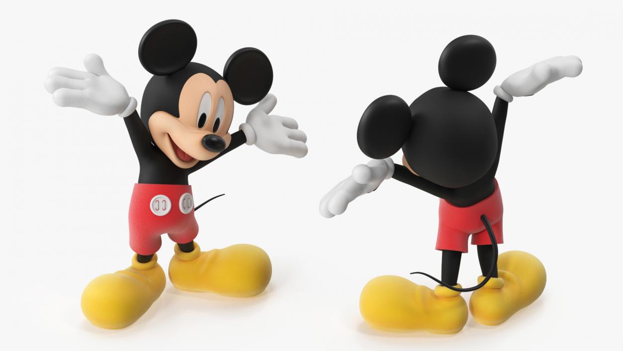 3D Disney Characters Collection model