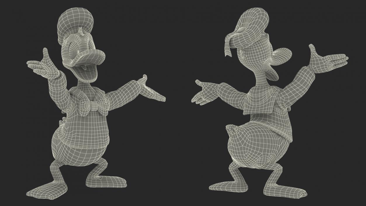 3D Disney Characters Collection model