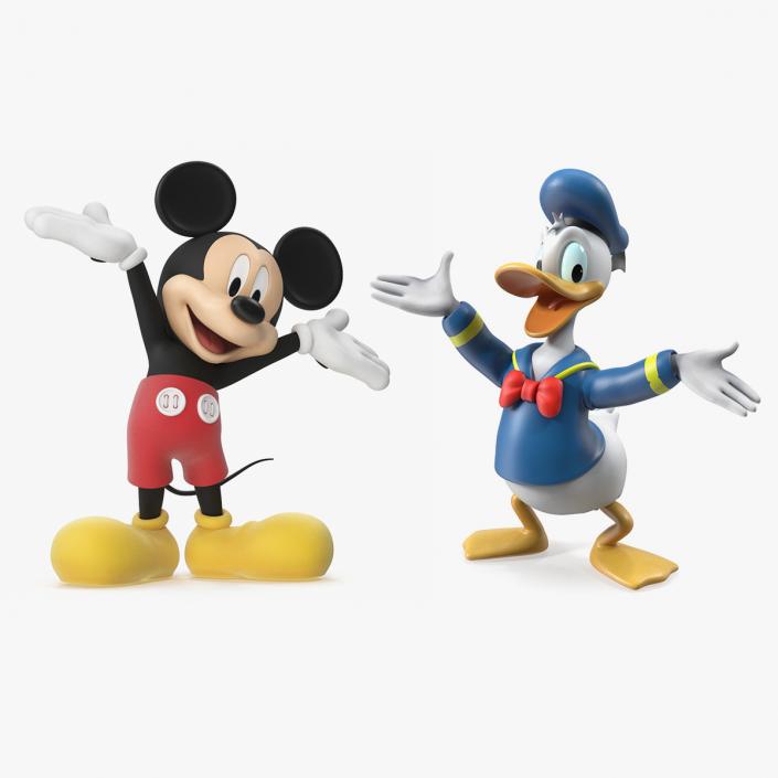 3D Disney Characters Collection model