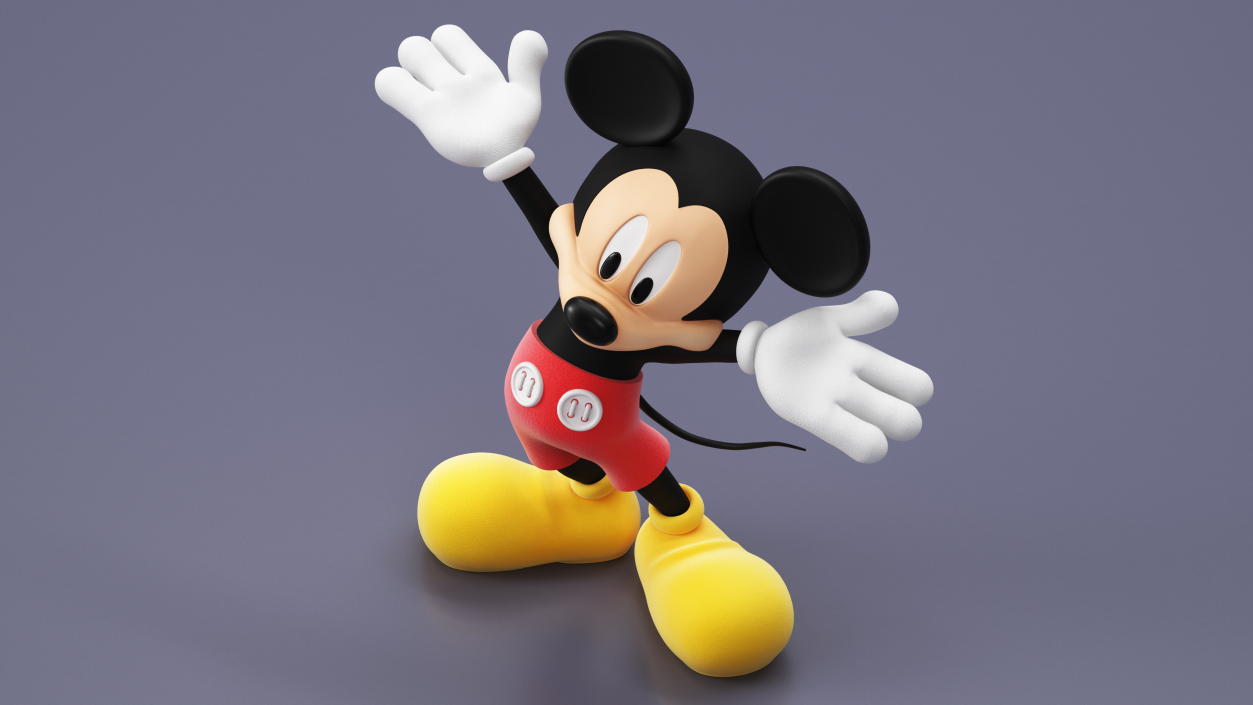 3D Disney Characters Collection model