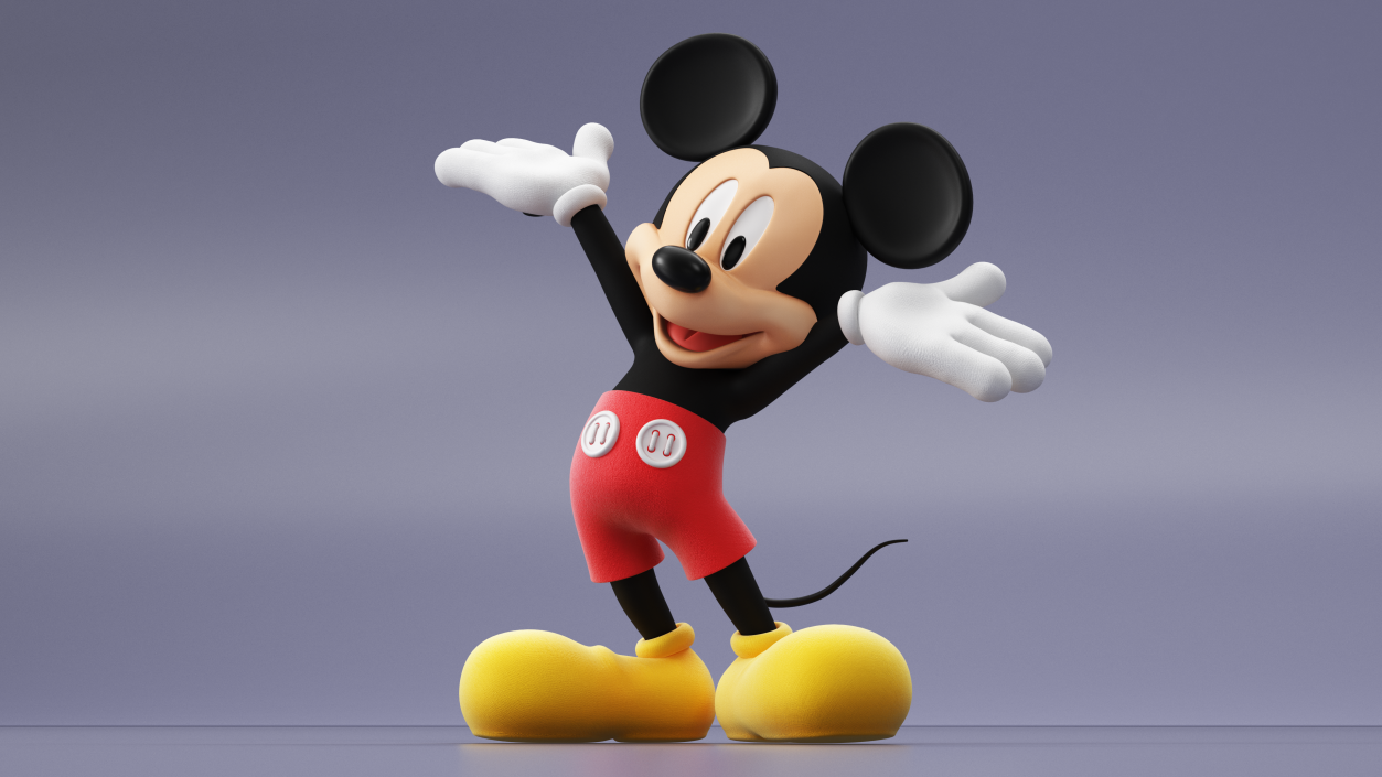 3D Disney Characters Collection model