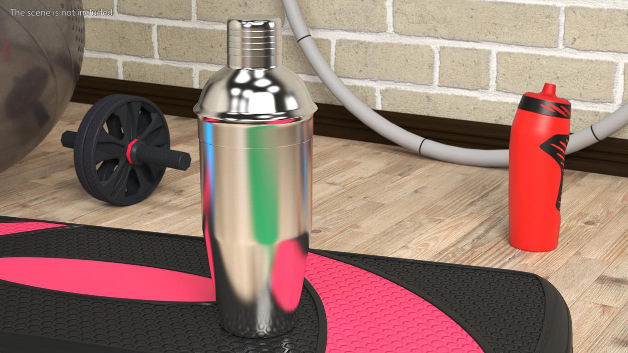 3D Stainless Steel Cocktail Shaker