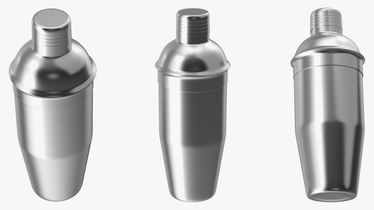 3D Stainless Steel Cocktail Shaker