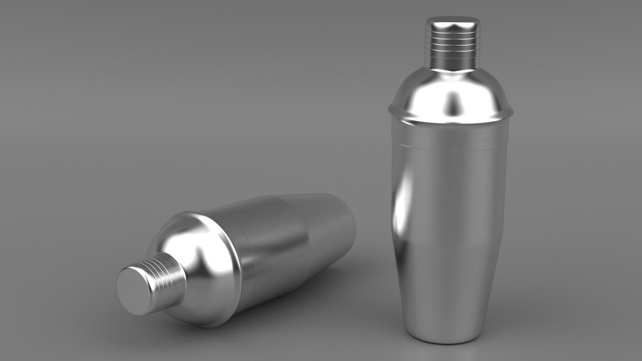 3D Stainless Steel Cocktail Shaker