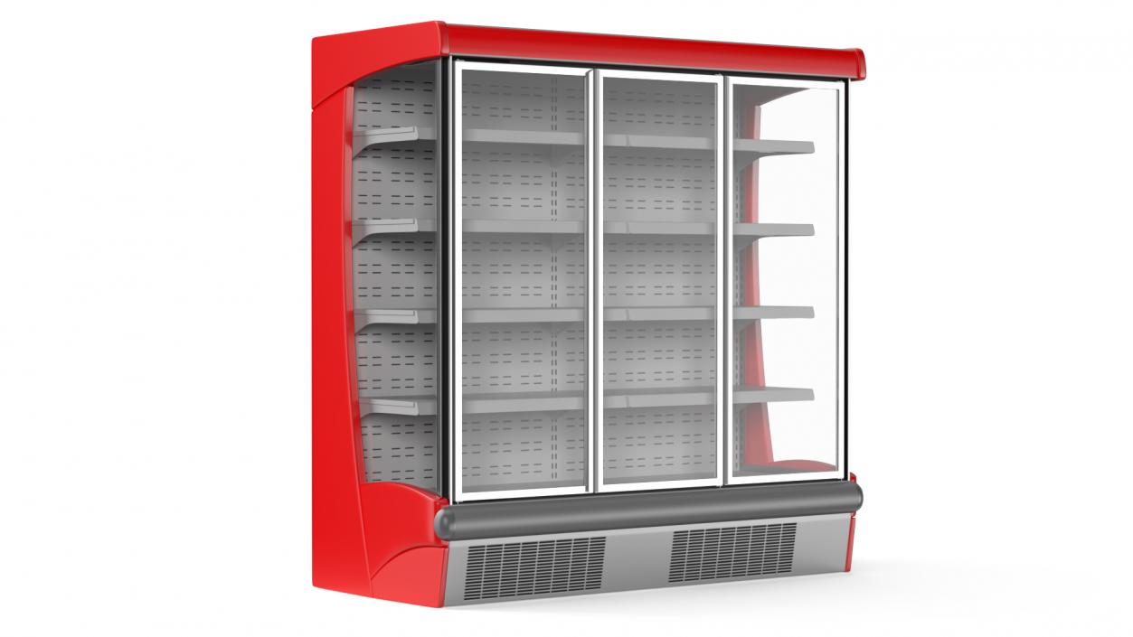 Multideck Display Showcase Chiller 3D model