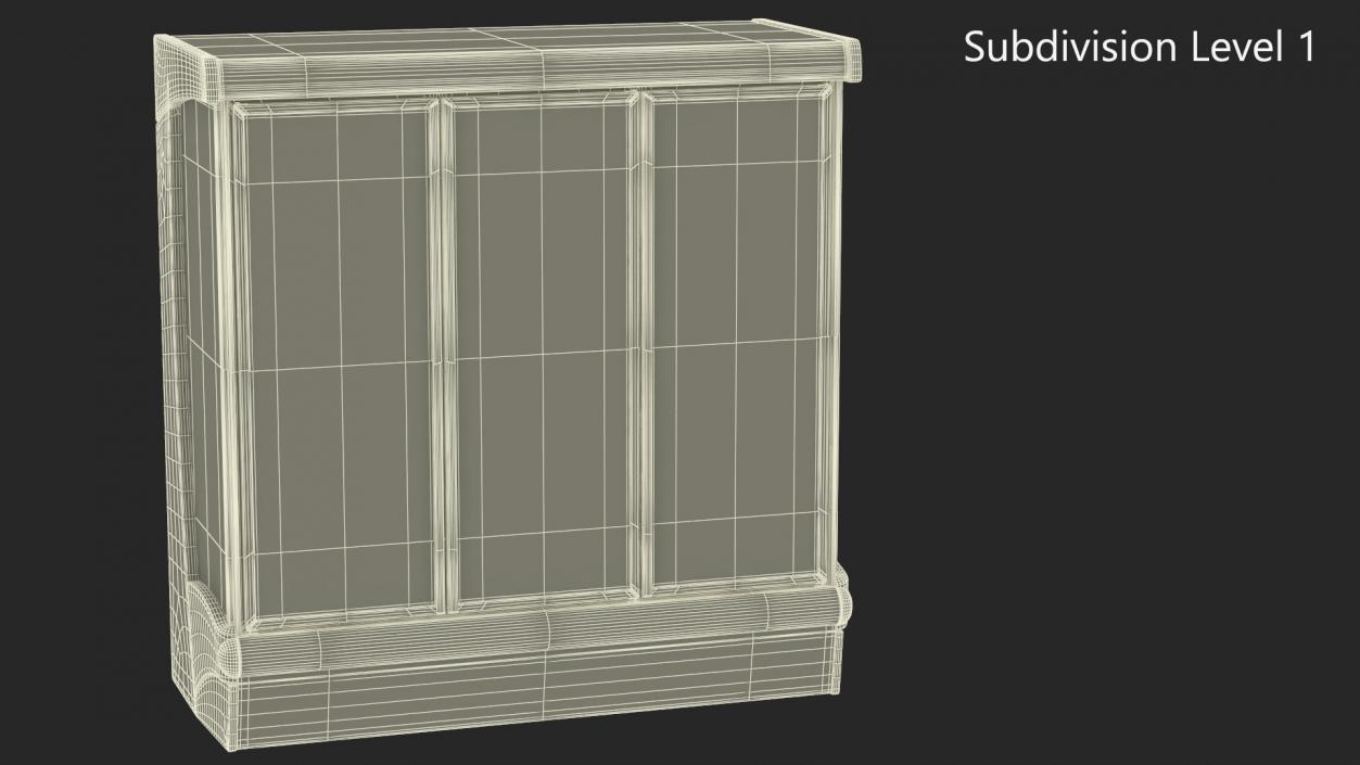 Multideck Display Showcase Chiller 3D model