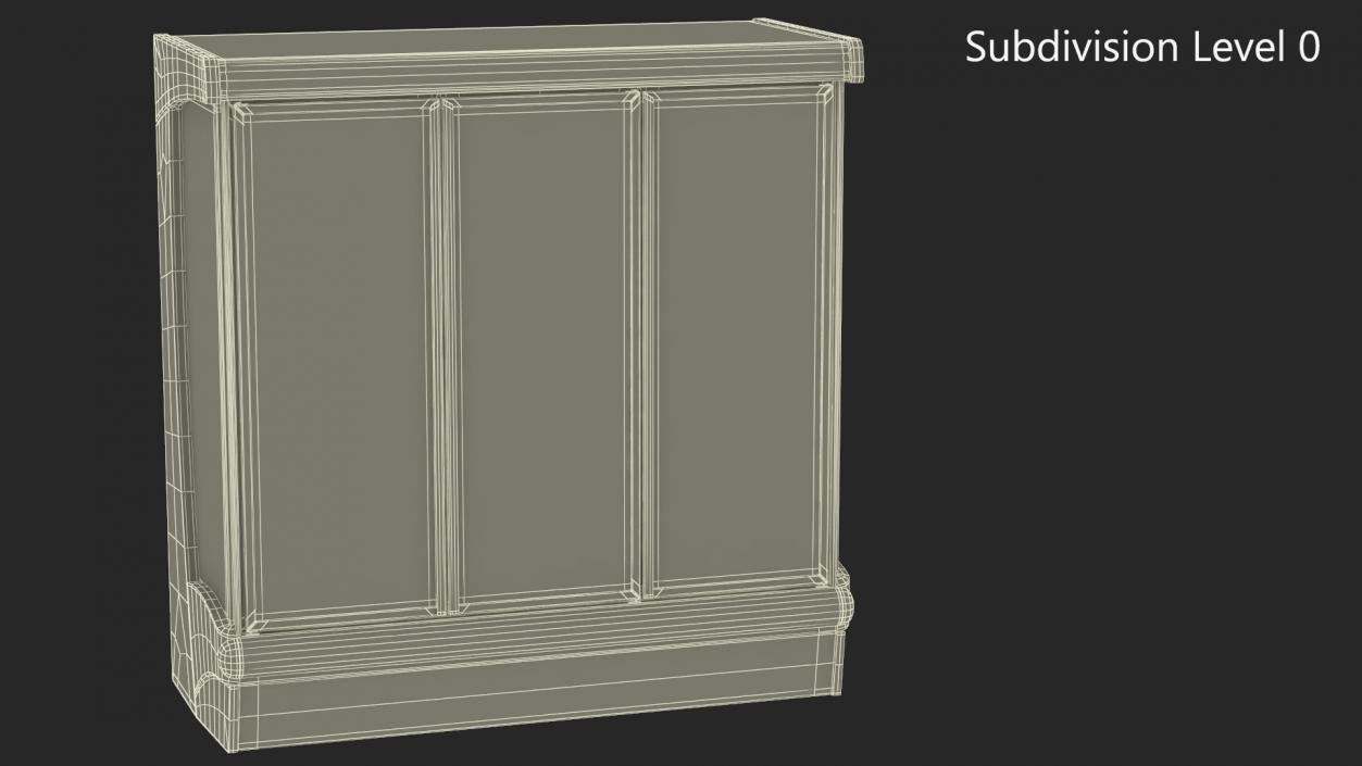 Multideck Display Showcase Chiller 3D model